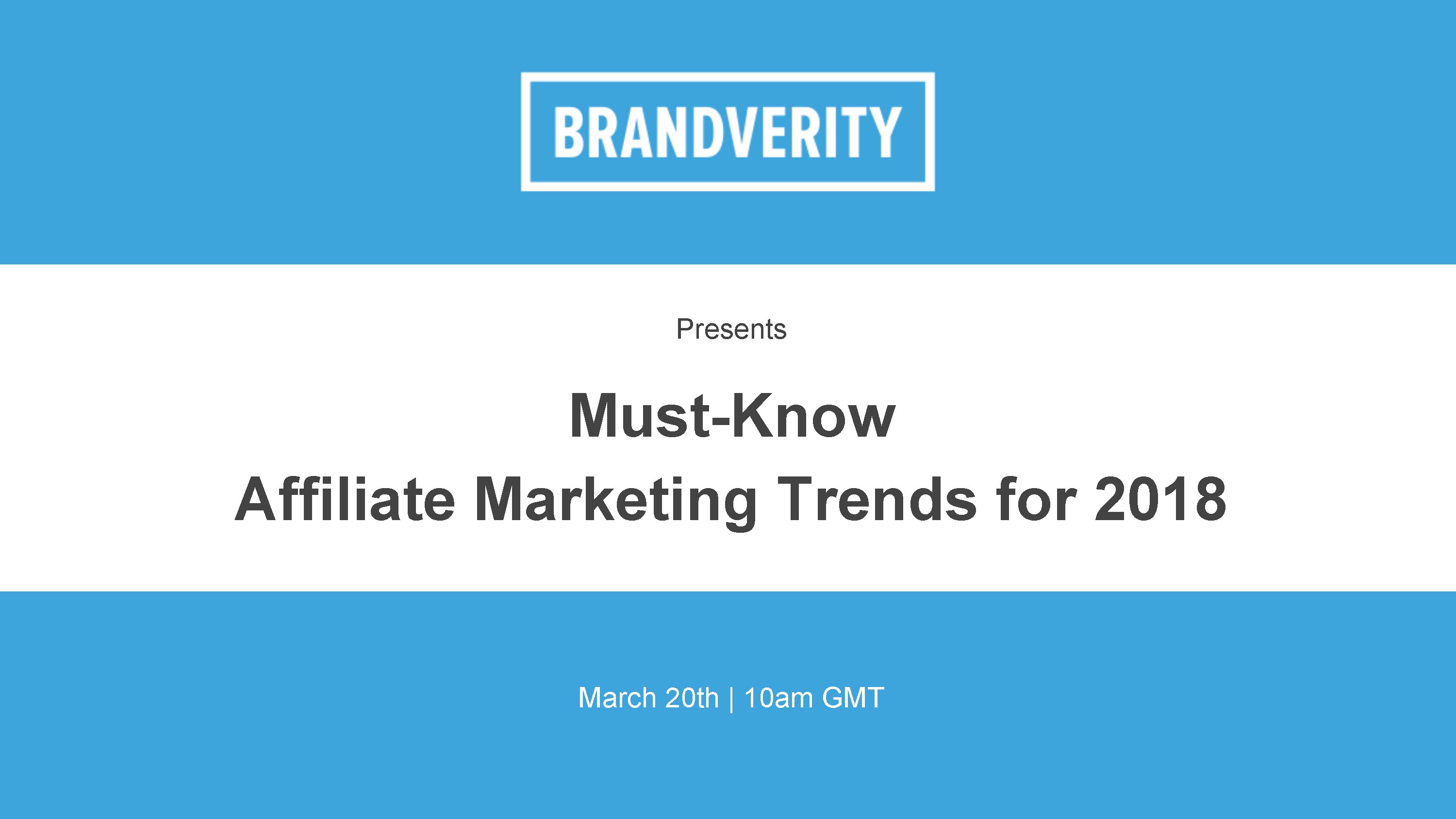 Webinar deck first slide